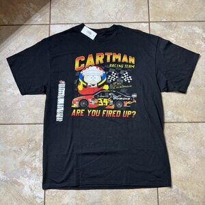 South Park Cartman Racing Team T Shirt X-LARGE New